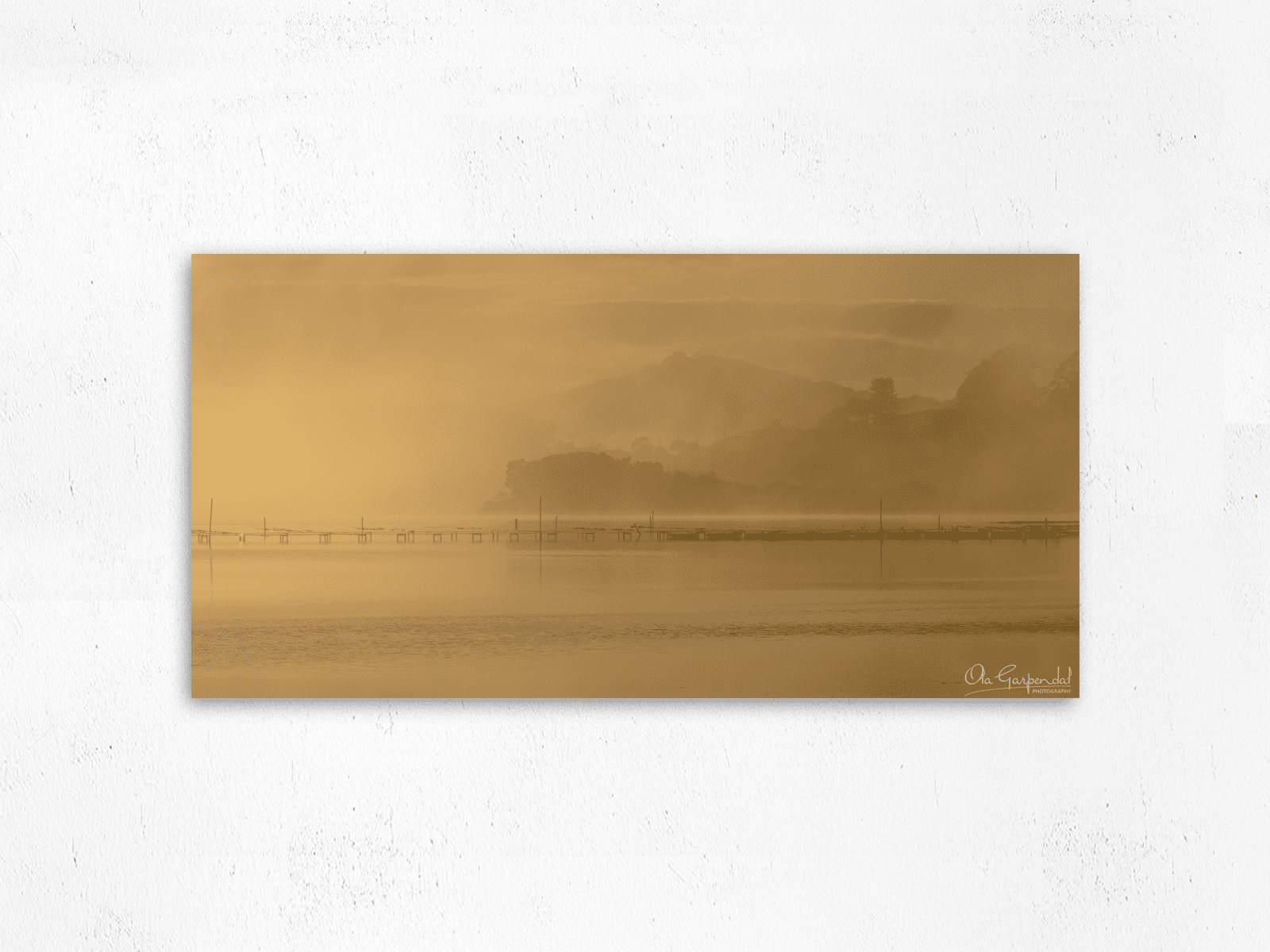 Gold Fog 1-2 L AFM Frame on small wall
