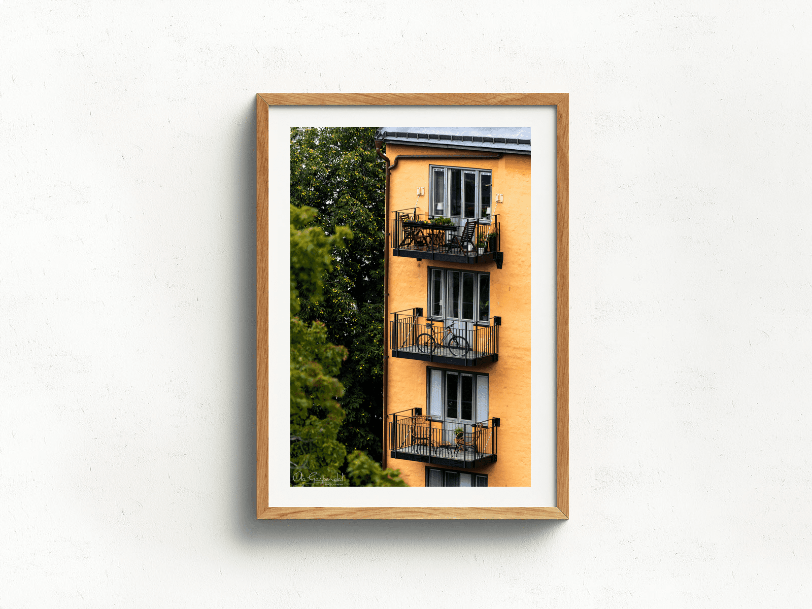 Balconies 3-2 P Timber Frame on small wall