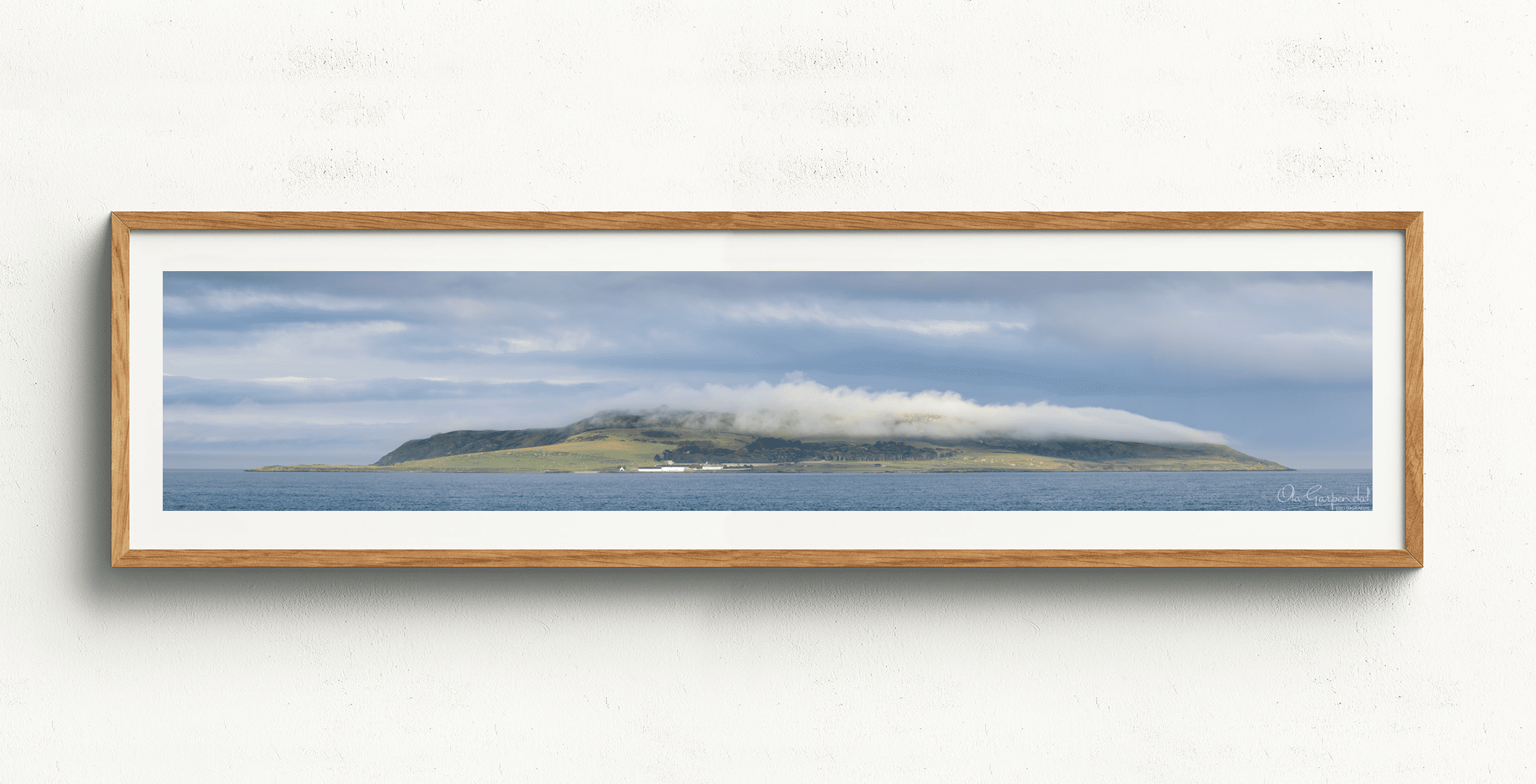 Lambay Island 1-5 L Timber Frame on small wall