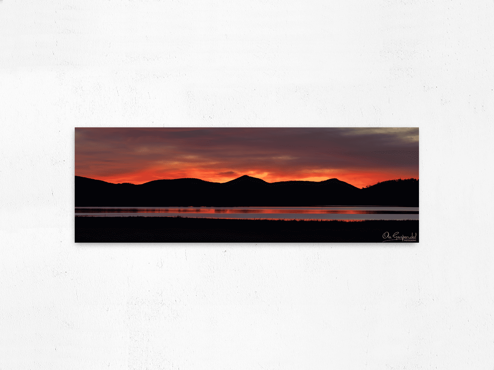 Fiery Sky 1-3 L AFM on small wall