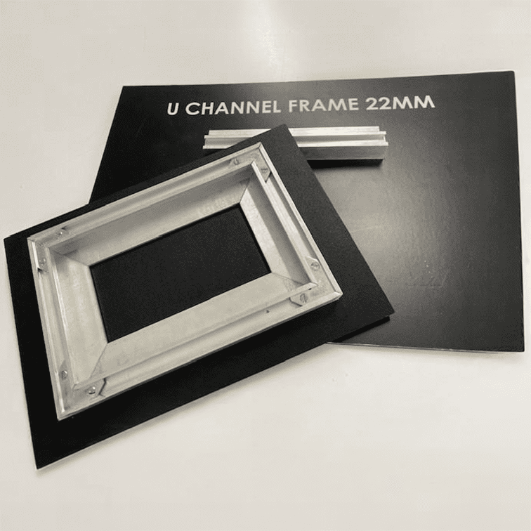 Wall mount and frame backing 1 1